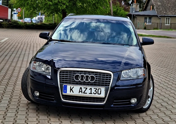 Audi A3 cena 22900 przebieg: 235000, rok produkcji 2008 z Brok małe 742